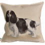 Gobelin decorative cushion with Tricolor Cavalier King design