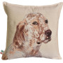 Gobelin decorative cushion with Setter design