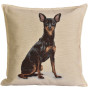 Cuscino gobelin disegno Pinscher