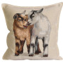Cuscino gobelin disegno Caprette