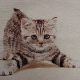 Cuscino gobelin disegno Gattino
