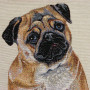 Cuscino gobelin disegno Carlino