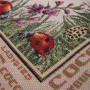 Gobelin decorative cushion with Ladybug design