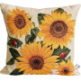 Gobelin decorative cushion with Sunflowers design