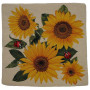 Gobelin decorative cushion with Sunflowers design