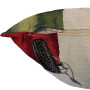 Cuscino gobelin disegno Scooter bianco