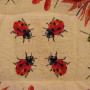 Cuscino sedia gobelin disegno Coccinella