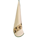 Canovaccio rettangolare nido ape con bordo gobelin disegno Butterfly