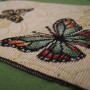 Presina quadrata con bordo gobelin disegno Butterfly