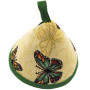 Hooded pot holder in gobelin Butterfly design