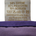 Oven glove with gobelin border design Lavender