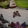 Gobelin table runner Butterfly design