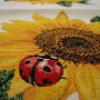Gobelin table runner Sunflowers design