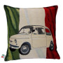 Cuscino gobelin disegno Cinquecento bianca