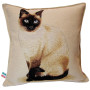 Cuscino gobelin disegno Gatto Siamese