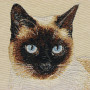 Cuscino gobelin disegno Gatto Siamese