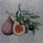 Cuscino gobelin disegno Profumi del golfo