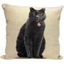 Cuscino gobelin disegno Gatto nero