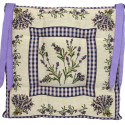 Cuscino sedia gobelin disegno Lavanda