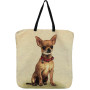 Borsa gobelin disegno Chihuahua