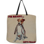 Borsa gobelin disegno Jack Russell