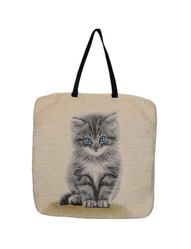 Borsa GATTO, Gobelin Jacquard