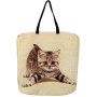 Borsa gobelin disegno Gattino