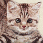 Borsa gobelin disegno Gattino