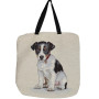 Borsa gobelin disegno Jack Russell cucciolo