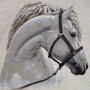 Borsa gobelin disegno Cavallo bianco