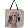 Borsa gobelin disegno Setter